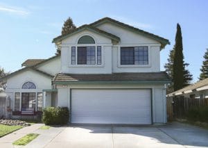 Concrete tile roof and gutter maintenance in Vacaville roofing contractor roofing company roofer roof cleaning