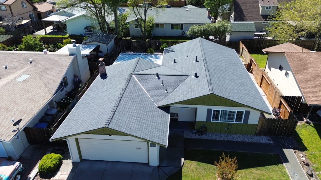 roof replacement composition asphalt shingle roof replacement new roof re-roof roofing contractor roofing company roof leak roofer reroof Vacaville Fairfield Suisun Benicia Vallejo Rio Vista Concord Dixon Davis Woodland local roofer roof leak