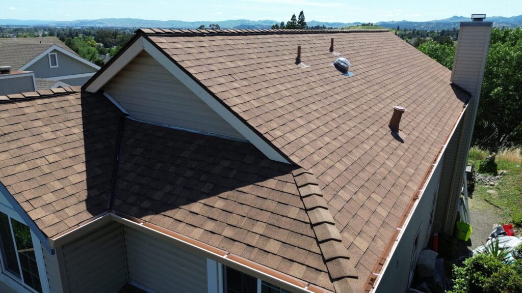 roof replacement composition asphalt shingle roof replacement new roof re-roof roofing contractor roofing company roof leak roofer reroof Vacaville Fairfield Suisun Benicia Vallejo Rio Vista Concord Dixon Davis Woodland local roofer roof leak