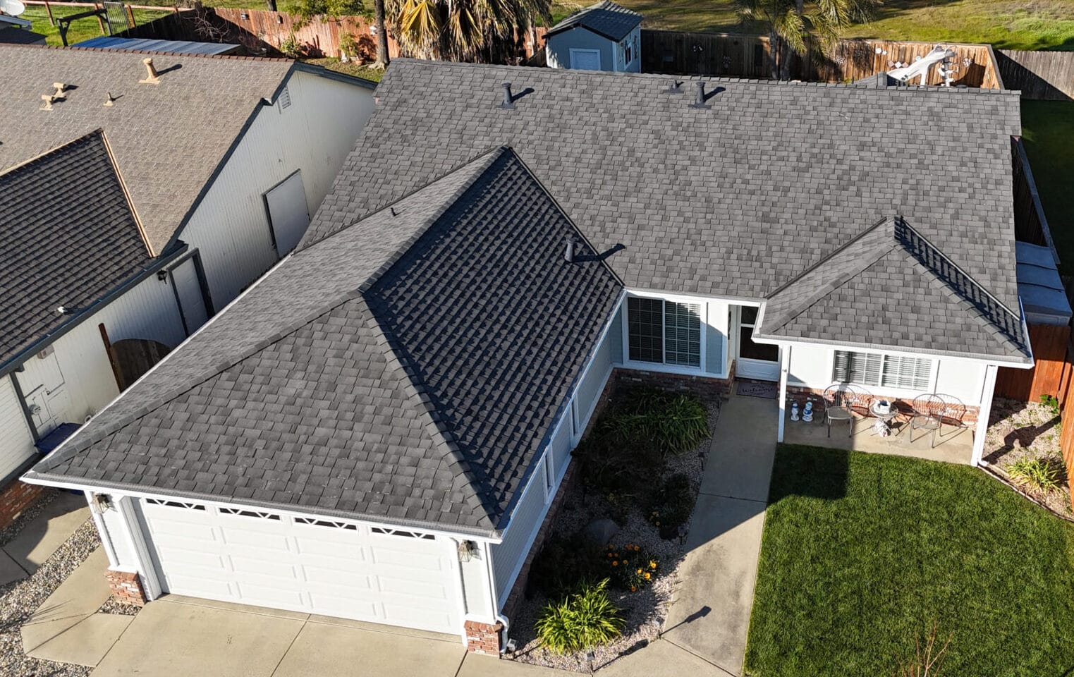 roof replacement composition asphalt shingle roof replacement new roof re-roof roofing contractor roofing company roof leak roofer reroof Vacaville Fairfield Suisun Benicia Vallejo Rio Vista Concord Dixon Davis Woodland local roofer roof leak