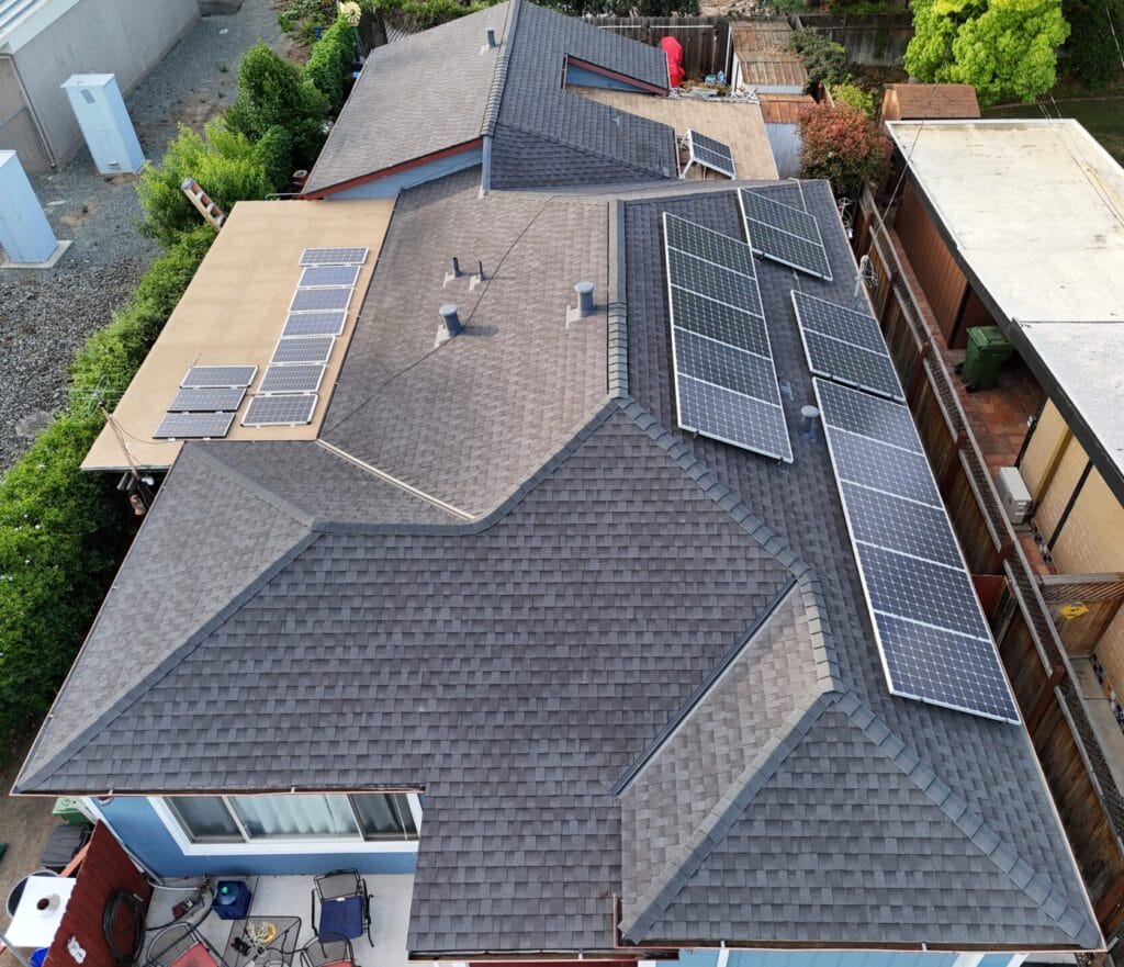 Silicone coating roof replacement TPO repair TPO roof replacement composition asphalt shingle roof replacement new roof re-roof roofing contractor roofing company roof leak roofer reroof Vacaville Fairfield Suisun Benicia Vallejo Rio Vista Concord Dixon Davis Woodland local roofer roof leak